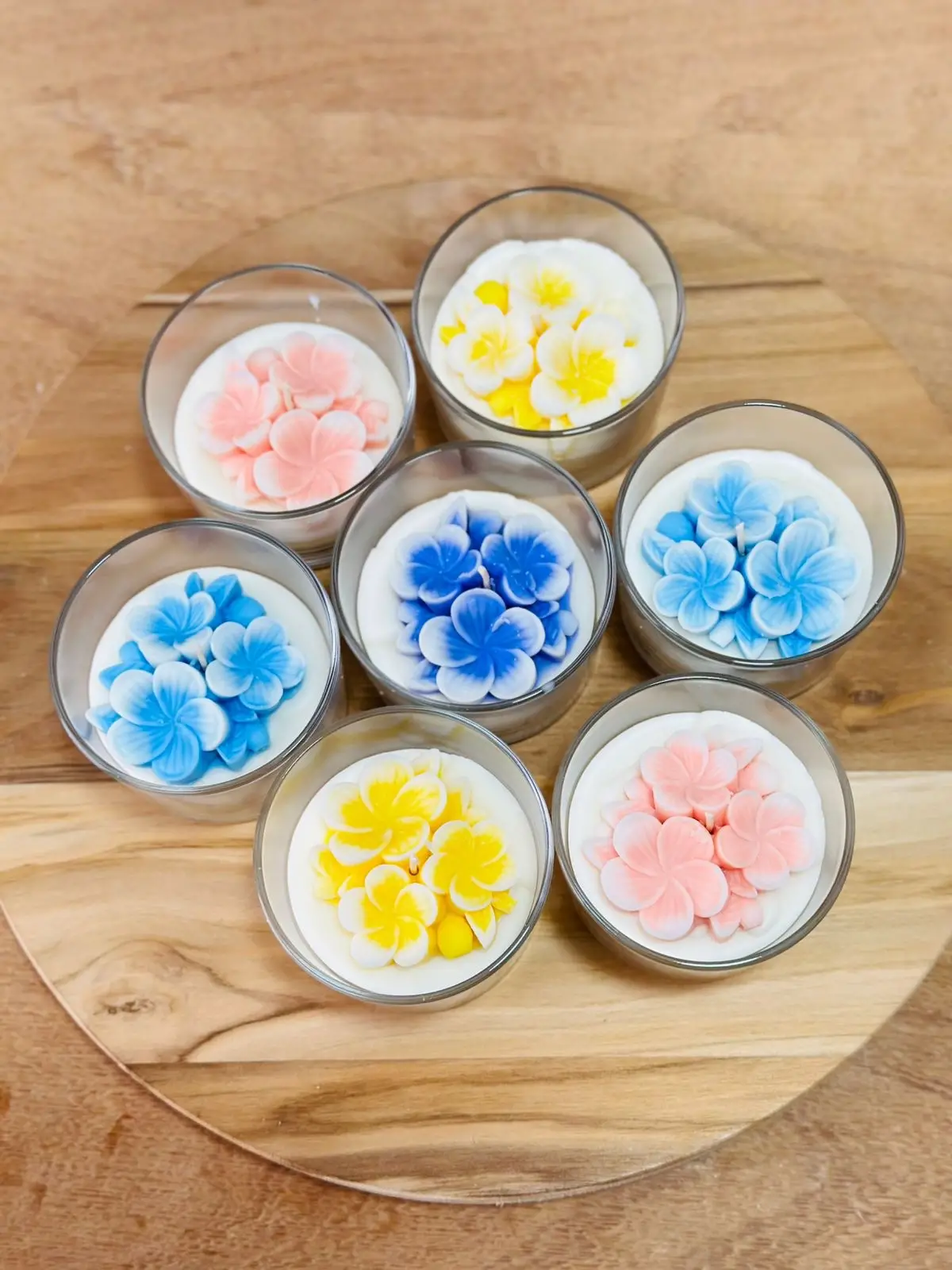 - Lembrancinha Vela de Flor no copo de vidro com caixa de acetato - escolha a cor - Image 4