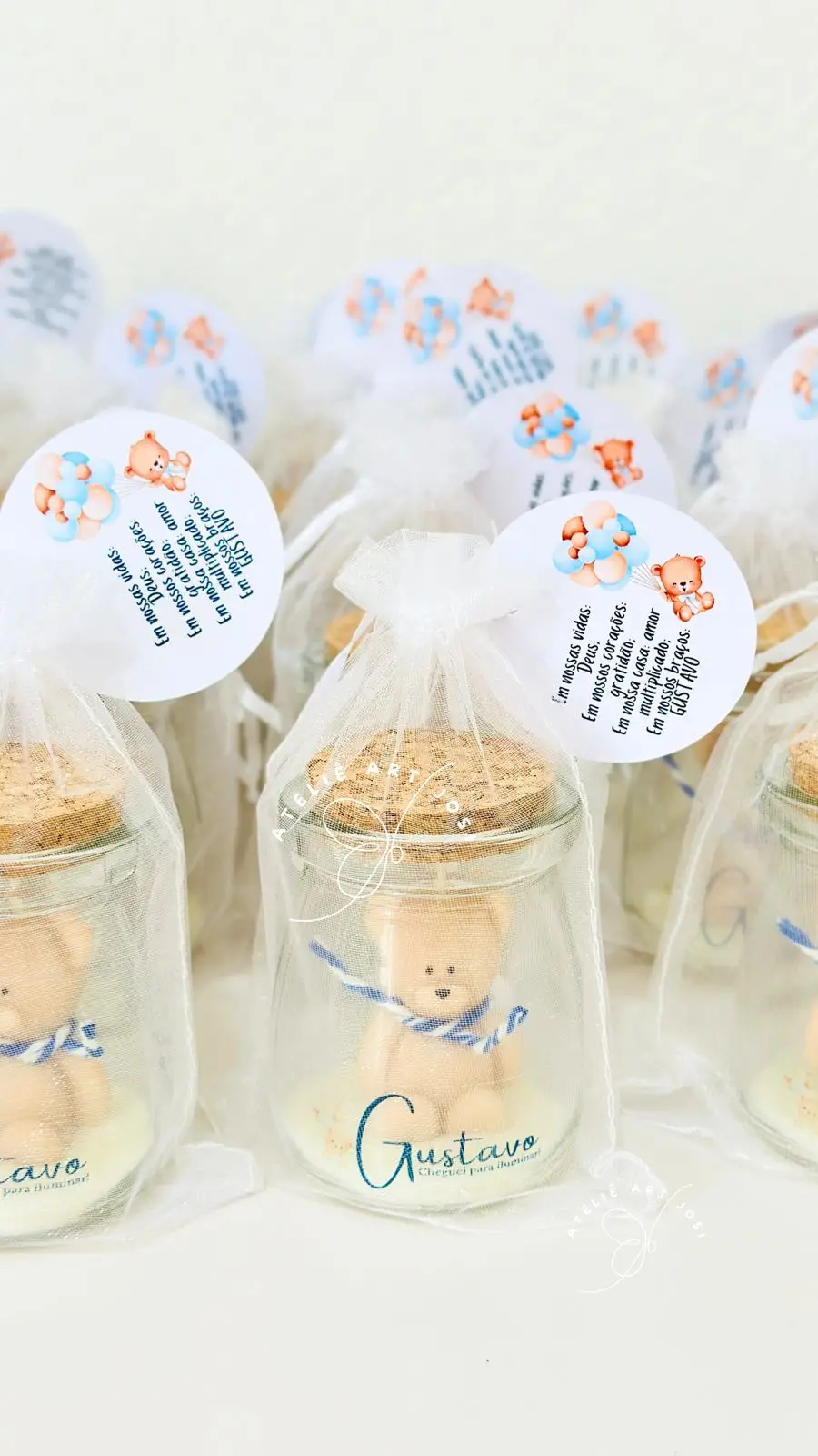 Lembrancinha Ursinho vela no pote - essência mamãe bebê - Image 2