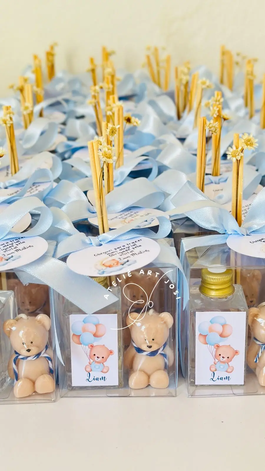 Lembrancinha difusor e vela no copo - essência mamãe bebê - Image 2