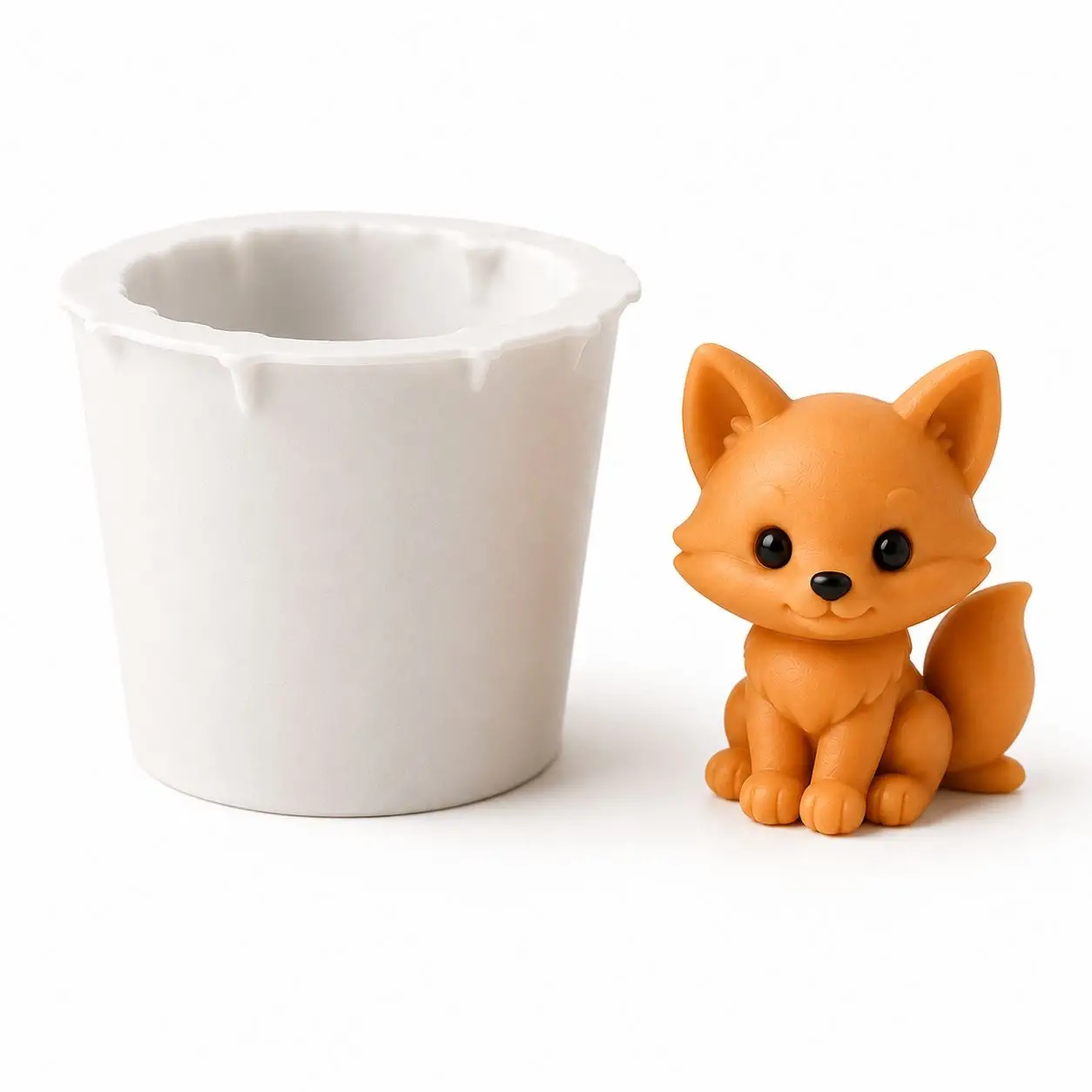 MOLDE de silicone Raposinha